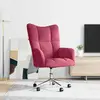 vidaXL Chaise de relaxation Rouge bordeaux Velours