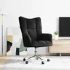 vidaXL Chaise de relaxation Noir Velours