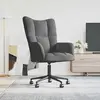 vidaXL Chaise de relaxation Gris foncé Velours
