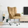 vidaXL Chaise de relaxation Marron Velours
