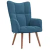 vidaXL Chaise de relaxation Bleu Velours