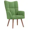 vidaXL Chaise de relaxation Vert clair Velours