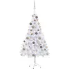 vidaXL Arbre de Noël artificiel pré-éclairé/boules 120 cm 230 branches