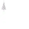 vidaXL Arbre de Noël artificiel pré-éclairé/boules 180 cm 620 branches
