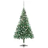 vidaXL Arbre de Noël artificiel pré-éclairé/boules 120 cm 230 branches