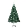 Vidaxl - Arbre de Noël artificiel pré-éclairé et boules vert 240 cm