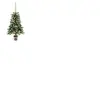 vidaXL Arbre de Noël artificiel pré-éclairé et boules 65 cm vert
