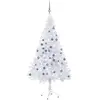 vidaXL Arbre de Noël artificiel pré-éclairé/boules 120 cm 230 branches