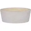 vidaXL Lavabo Crème Ø40x15 cm Marbre