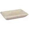 vidaXL Lavabo Crème 50x35x10 cm Marbre