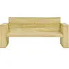 vidaXL Banc de jardin avec coussins anthracite 179 cm Pin imprégné