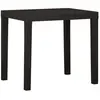 vidaXL Table de jardin Anthracite 79x65x72 cm Plastique