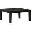vidaXL Table de salon de jardin Plastique Gris