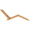 vidaXL Chaise longue bois de teck solide