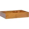 vidaXL Lavabo Bois de teck massif 50x35x10 cm