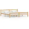 vidaXL Vidaxl Cadre De Lit Sans Matelas Bois Massif De Pin 200x200 Cm