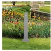 vidaXL Réservoir de jardin avec robinet Gris clair Aspect de pierre