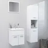 Vidaxl - Ensemble de meubles de salle de bain Blanc Aggloméré Blanc