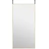 vidaXL Miroir de porte Doré 50x100 cm Verre et aluminium