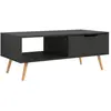 vidaXL Table basse Gris 100x49,5x43 cm Aggloméré