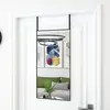 vidaXL Miroir de porte Noir 40x80 cm Verre et aluminium