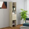 vidaXL Bibliothèque Chêne sonoma 40x35x180 cm Aggloméré
