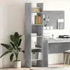 vidaXL Vidaxl Bibliothèque Gris Béton 40x35x180 Cm Bois D’Ingénierie
