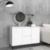 vidaXL Buffet blanc 104x35x70 cm bois d'ingénierie 806112
