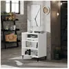 VIDAXL Buffet Blanc 57x35x70 cm Aggloméré
