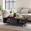 Table basse Gris brillant 103,5x60x35 cm Aggloméré Vidaxl gris brillant