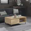 vidaXL Table basse Chêne sonoma 90x60x35 cm Aggloméré