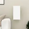vidaXL Meuble TV Blanc et chêne sonoma 30,5x30x60 cm Bois d’ingénierie
