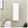 vidaXL Meuble TV Blanc 30,5x30x90 cm Aggloméré