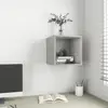 vidaXL Armoire murale Gris béton 37x37x37 cm Bois d’ingénierie