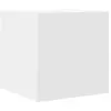 vidaXL Meuble TV mural Blanc 30,5x30x30 cm