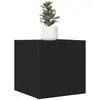 vidaXL Meubles TV muraux 2 pcs Noir 30,5x30x30 cm