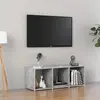 VIDAXL Meuble TV gris béton 107x35x37 cm bois d’ingénierie