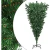 vidaXL Sapin de Noël artificiel renversé avec support Vert 240 cm