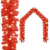 vidaXL VIDAXL Guirlande de No?l avec lumi¿¿res LED 10 m Rouge