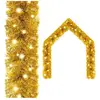 vidaXL Guirlande de Noël avec lumières LED 10 m Doré