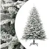Sapin de Noël artificiel à flocons de neige Vert 180 cm PVC/PE