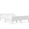 vidaXL Cadre de lit sans matelas bois massif de pin blanc 140x200 cm