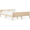 vidaXL Vidaxl Cadre De Lit Sans Matelas Bois Massif De Pin 160x200 Cm