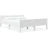 vidaXL Cadre de lit sans matelas bois massif de pin blanc 160x200 cm