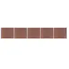 vidaXL Ensemble de panneau de clôture WPC 872x146 cm Marron
