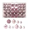 vidaXL Ensemble de boules de Noël 100 pcs Rose