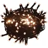 vidaXL Guirlande LED avec 300 LED Blanc chaud 30 m PVC