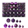 vidaXL Ensemble de boules de Noël 100 pcs Violet