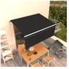 Auvent vidaXL - 3,5x2,5 m Anthracite