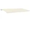 vidaXL Auvent rétractable automatique 600x350 cm Crème